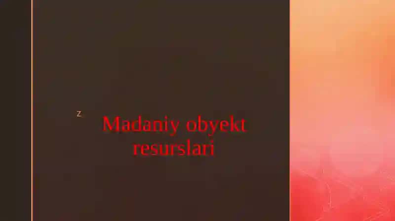 Madaniy obyekt resurslari