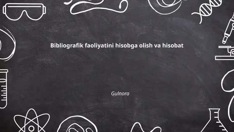 Bibliografik faoliyatni hisobga olishning tamoyillari 1