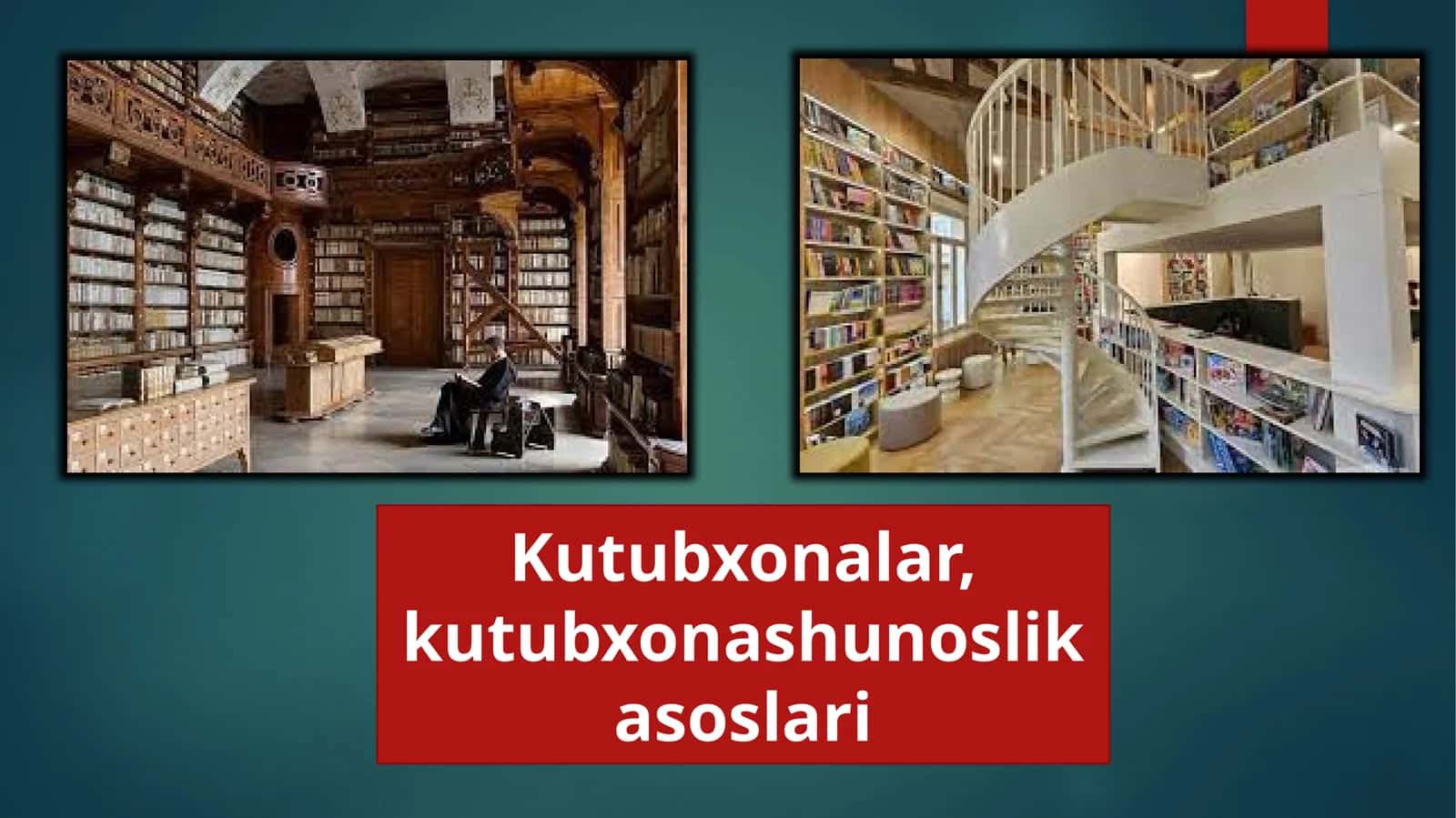 Kutubxonashunoslik 1