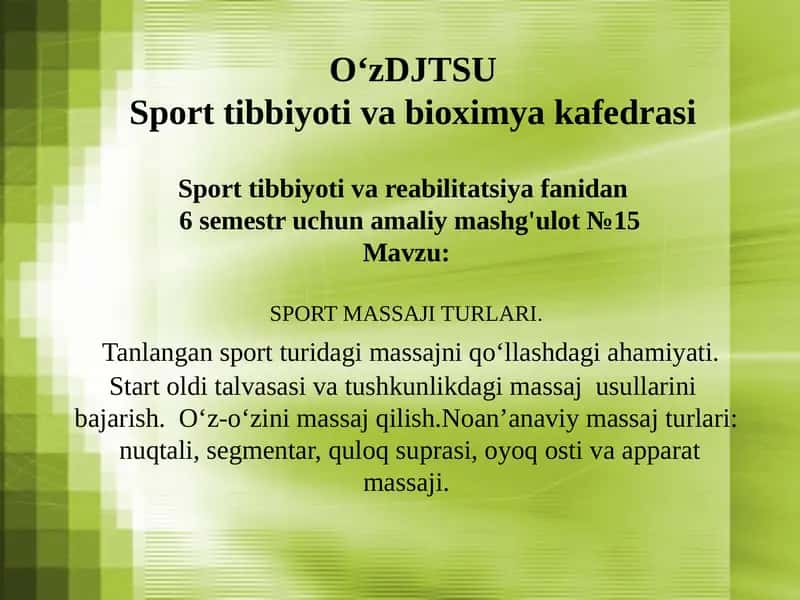 6semestr uchun amaliy mashg'ulot №15 1