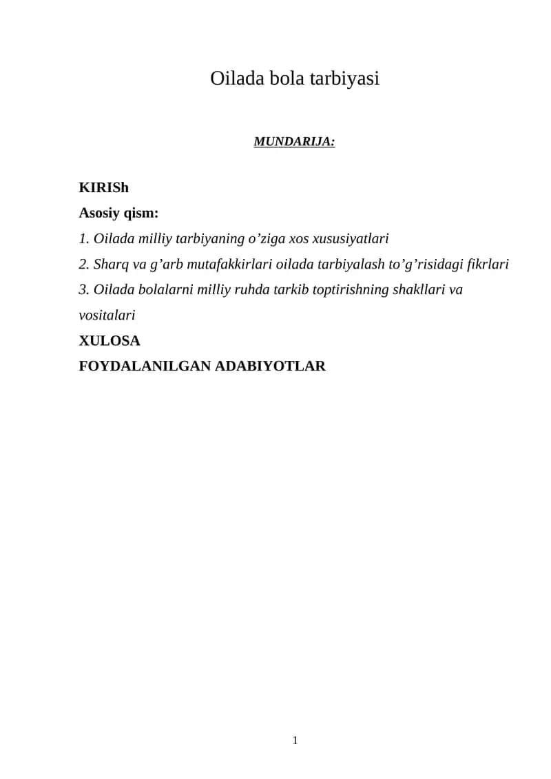 Ta'lim to'g'risidagi qonun 1