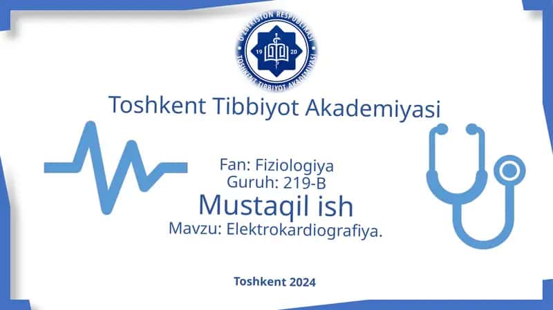 Elektrokardiografiya 1