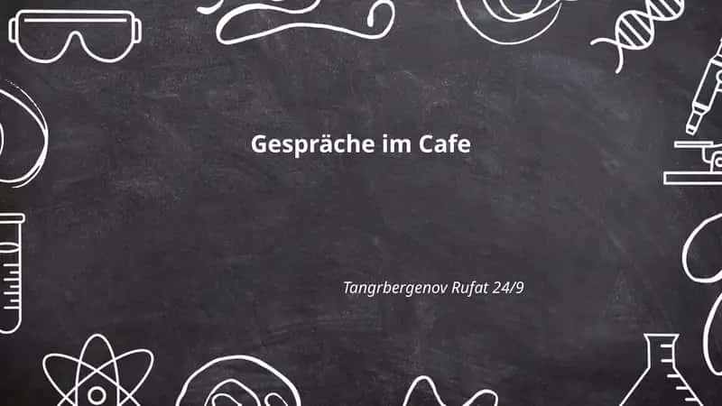 Gespräche im Cafe 1