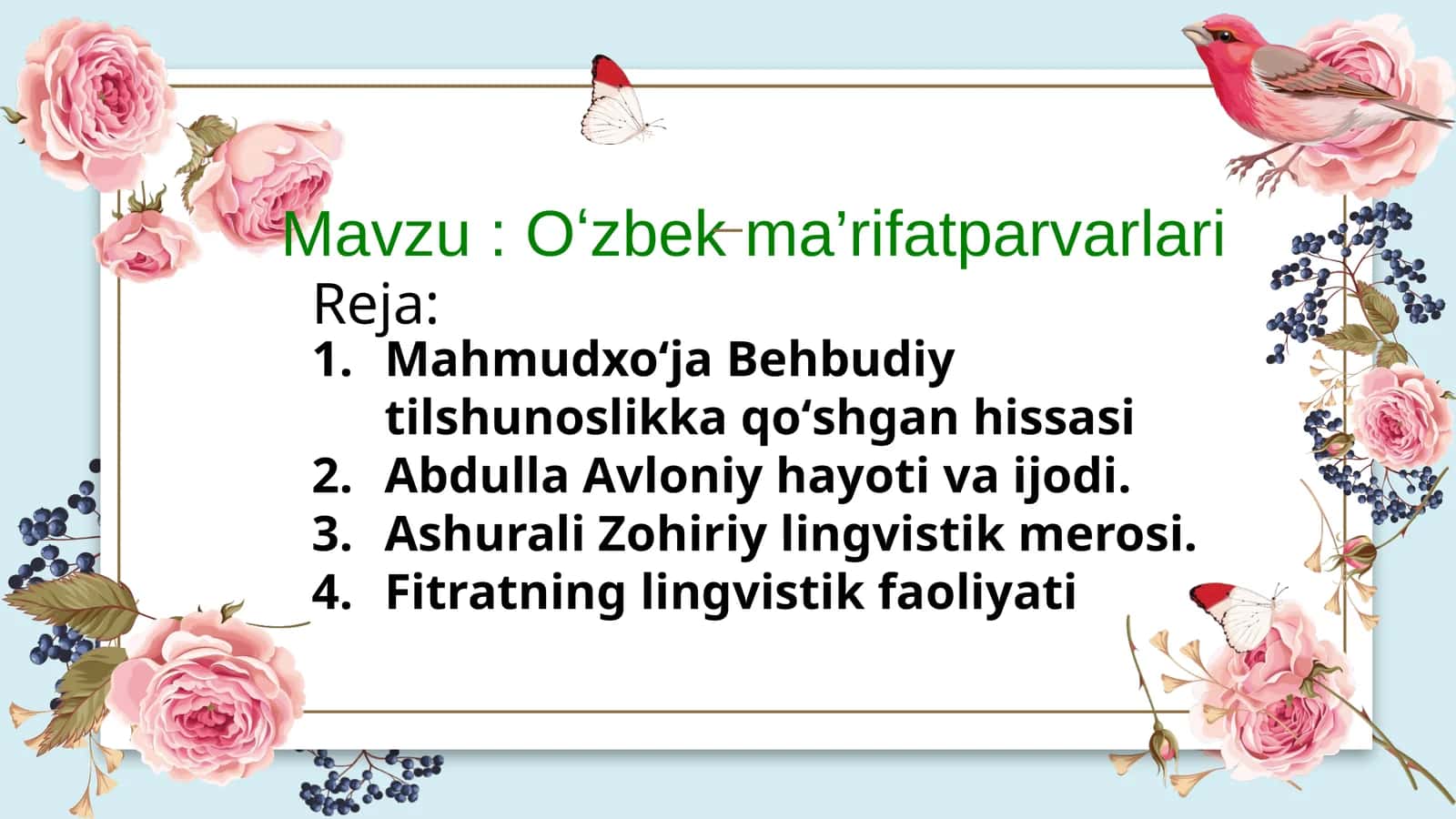 Oʻzbek ma’rifatparvarlari 1