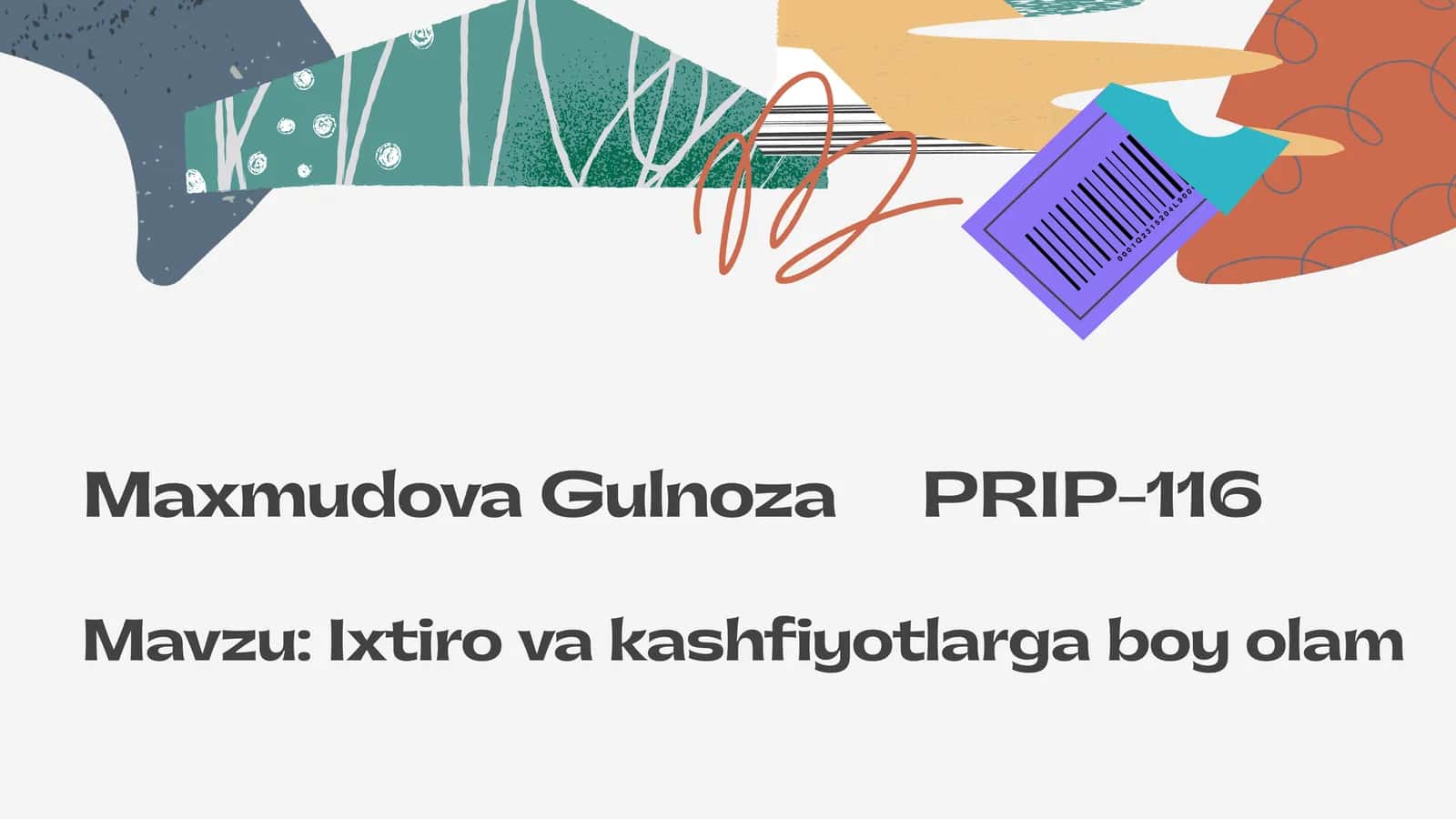 Ixtiro va kashfiyotlarga boy olami 1