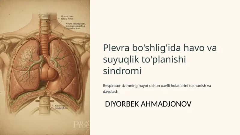 Plevra bo'shlig'ida havo va suyuqlik to'planishi sindromi 1