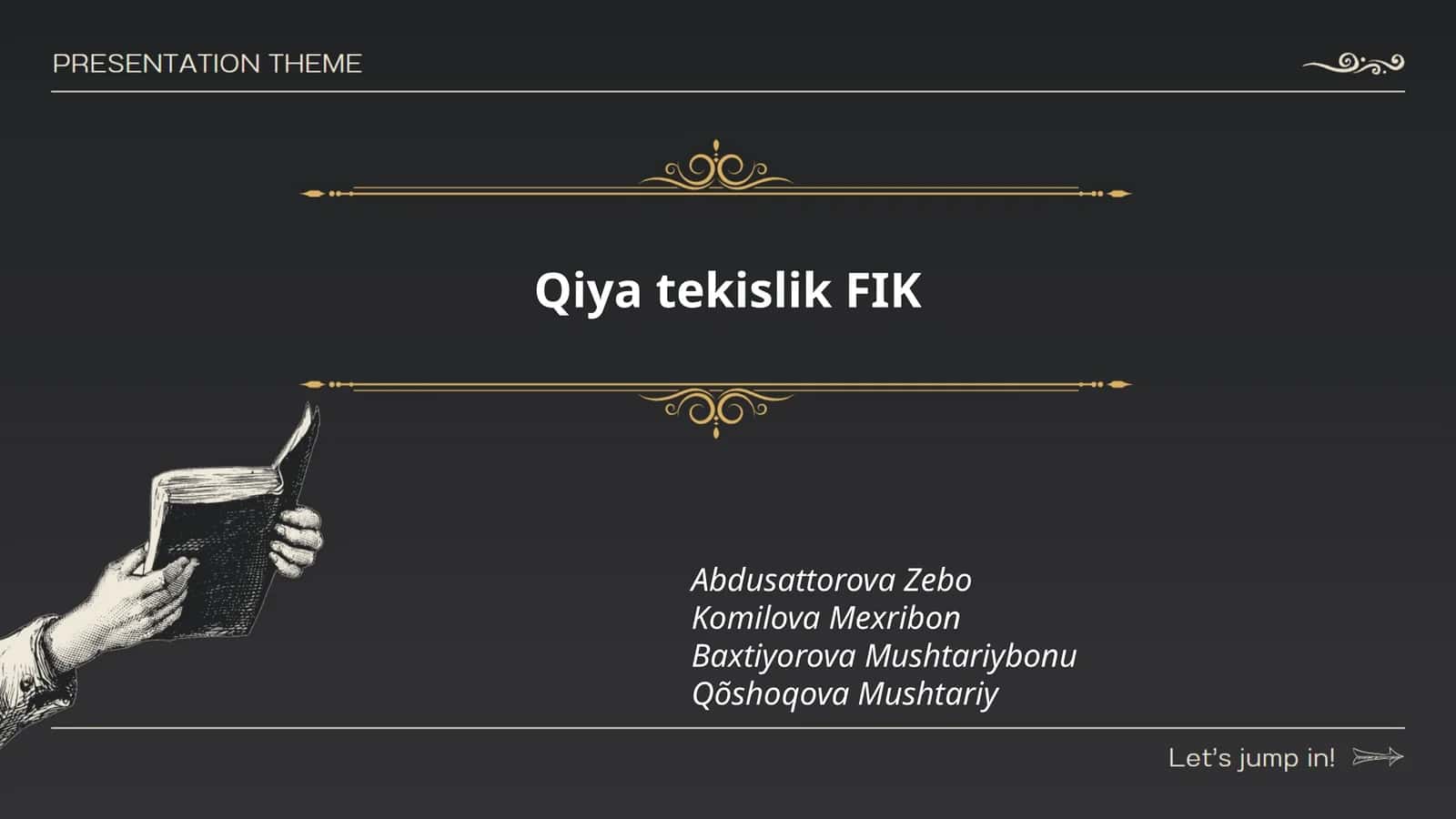 Qiya tekislik FIK 1