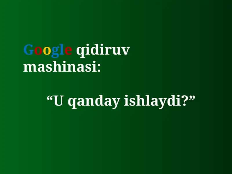Googleqidiruv mashinasi 1