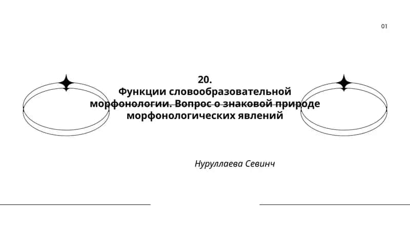 Функции словообразовательной морфонологии. Вопрос о знаковой природе морфонологических явлений 1