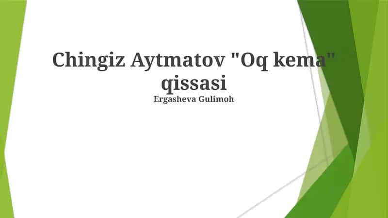 Oq kema qissasi 1