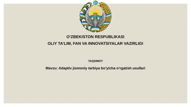 Adaptiv jismoniy tarbiya 1