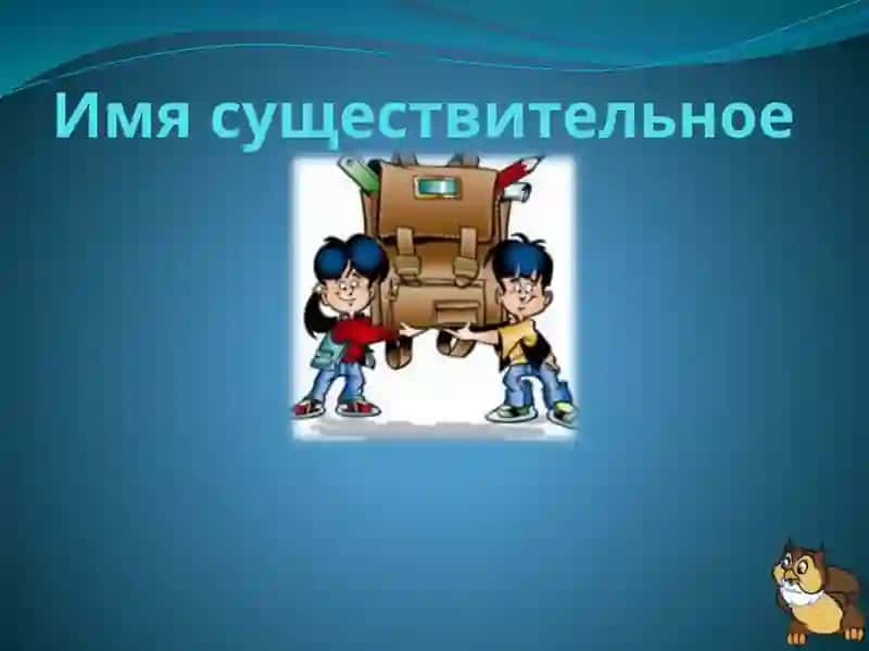 Имя существительное