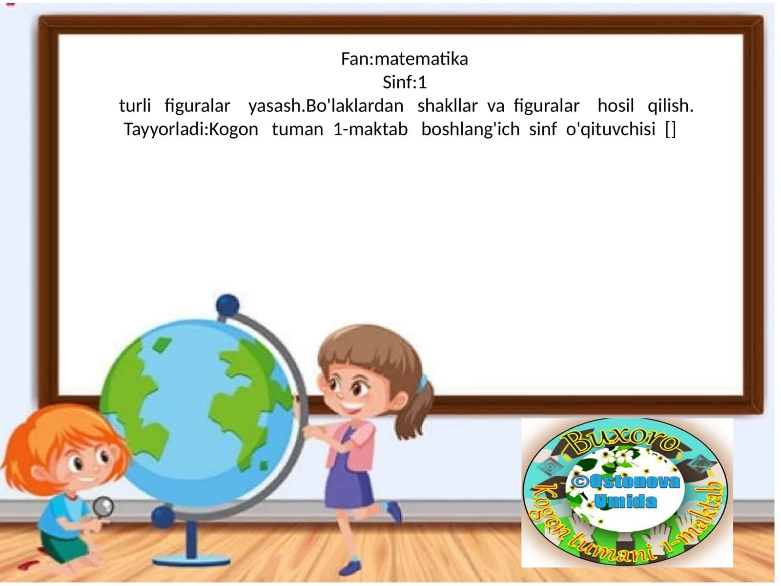 turli figuralar yasash.Bo'laklardan shakllar va figuralar hosil qilish 1