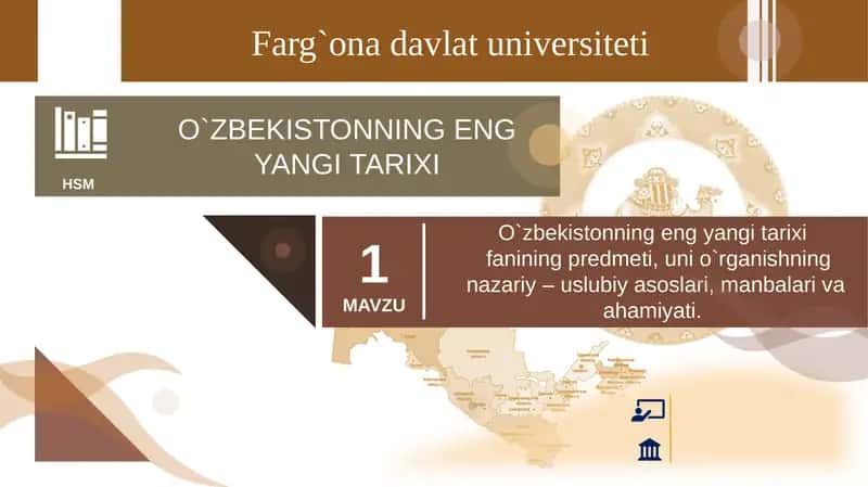 O`zbekistonning Eng Yangi Tarixi 1