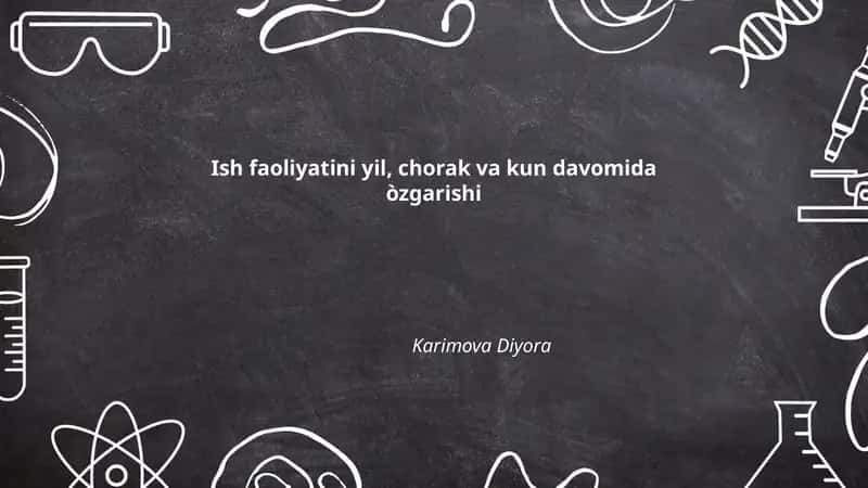 Ish faoliyatini rejalashtirish 1