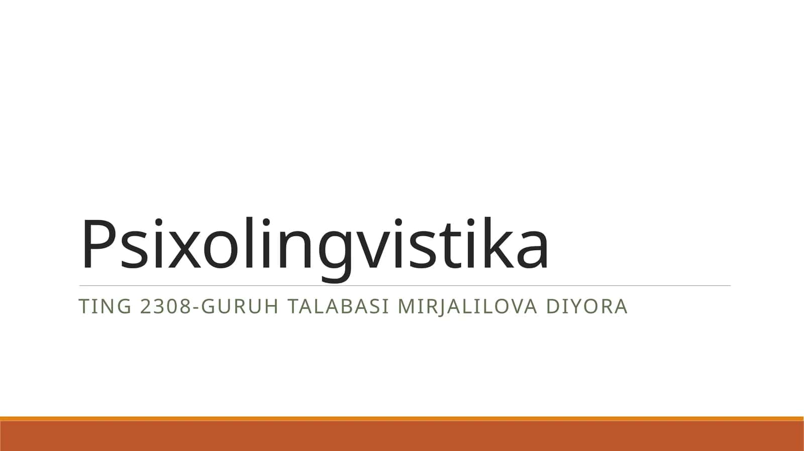 Psixolingvistika 1