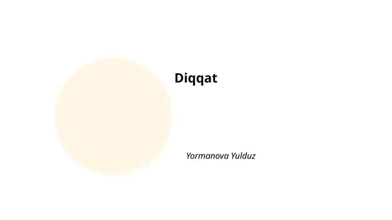 Diqqat markazini oshirish usullari 1