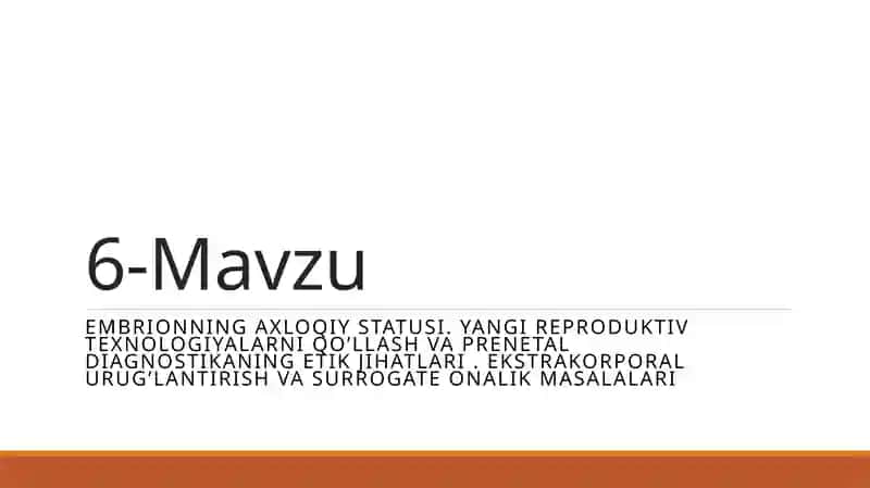 Embrionning axloqiy statusi