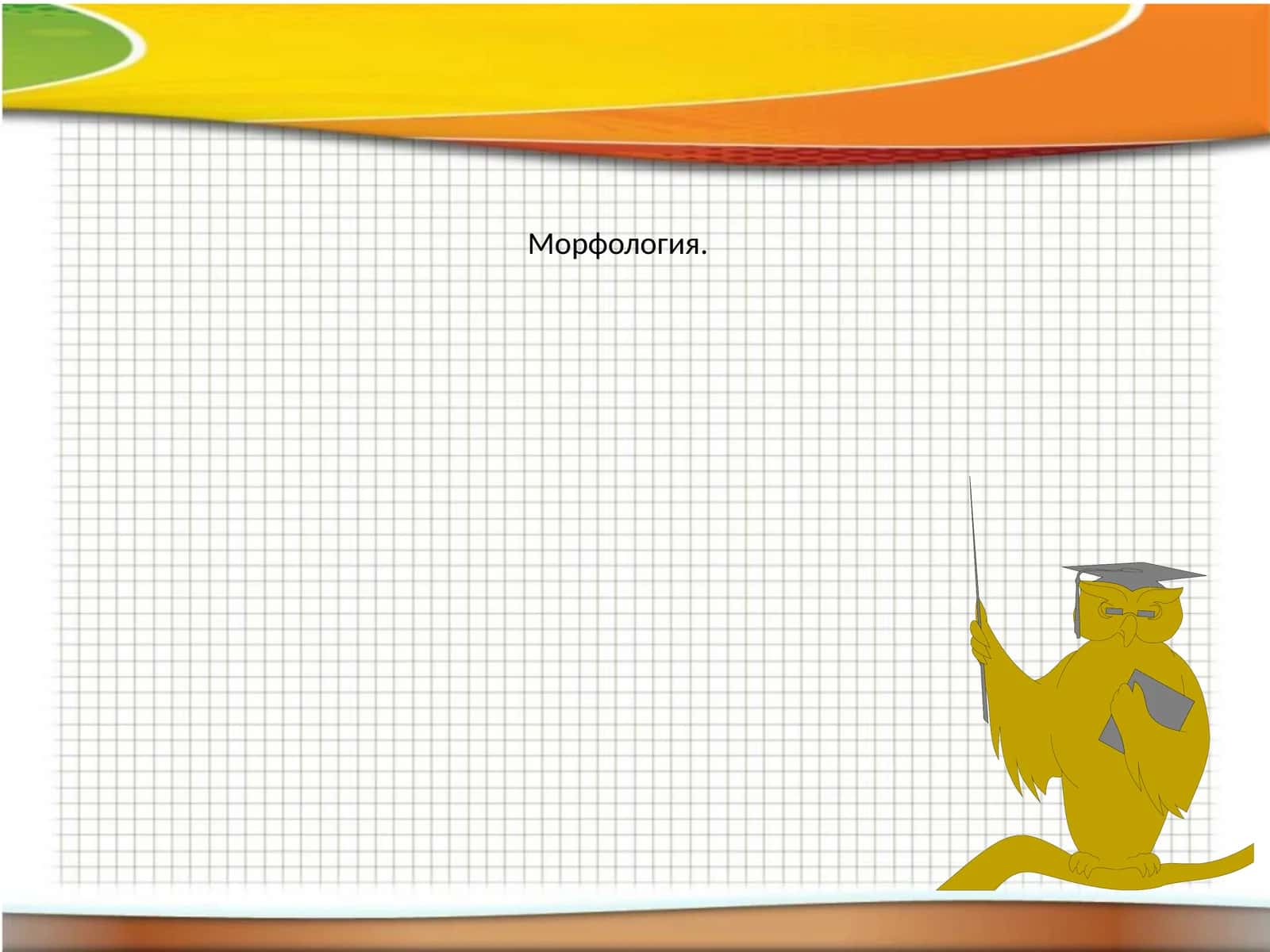 Морфология 1