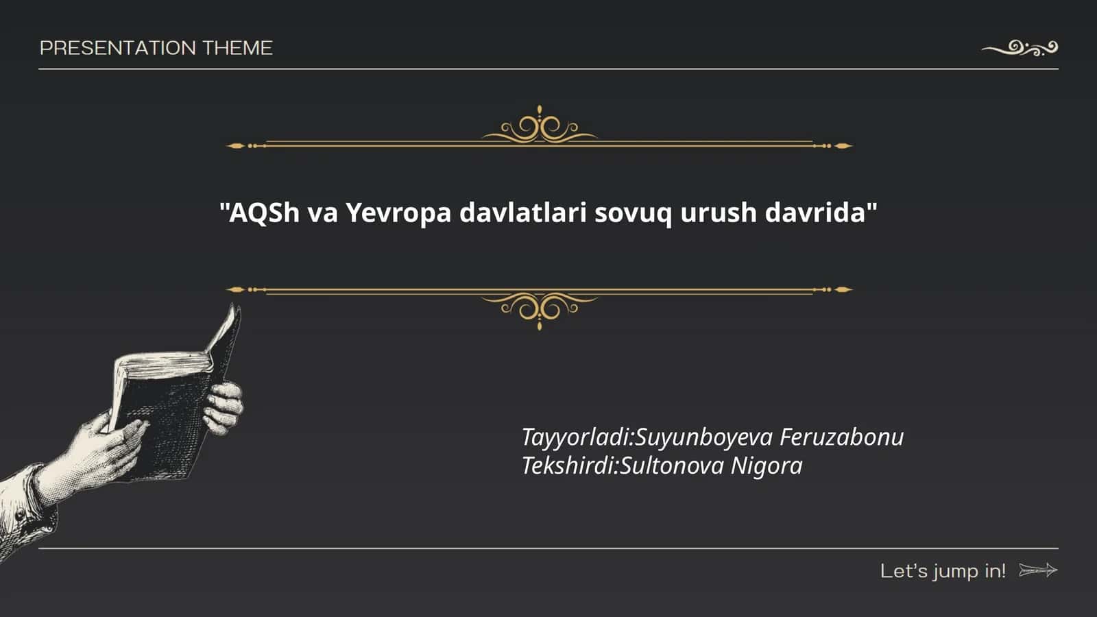 AQSh va Yevropa davlatlari sovuq urush davrida 1