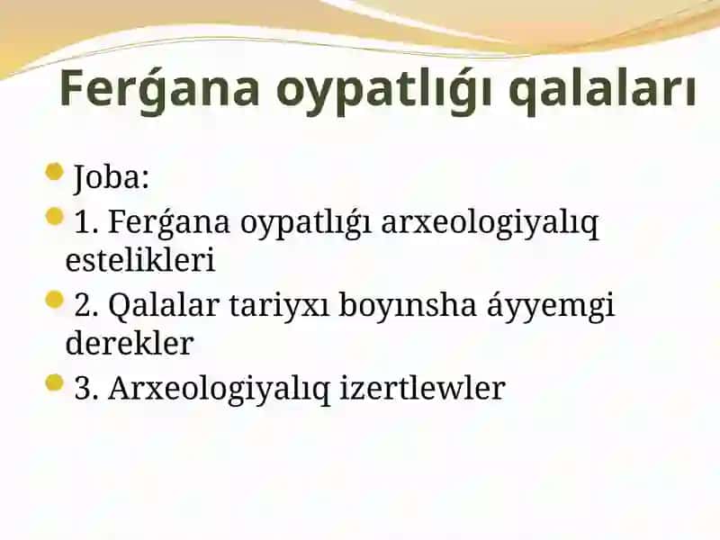 Ferǵanaoypatlıǵı qalaları