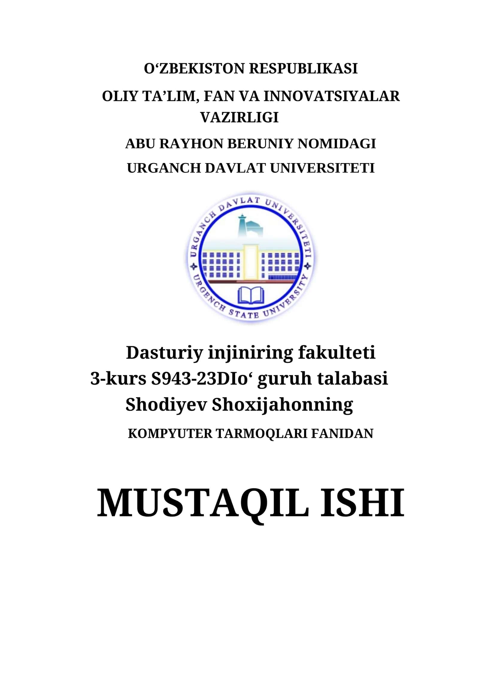 ATM, ISDN, xDSL texnologiyalari 1