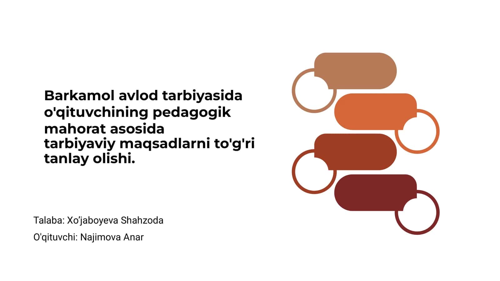 Barkamol Avlod Tarbiyasida O'qituvchining Roli 1
