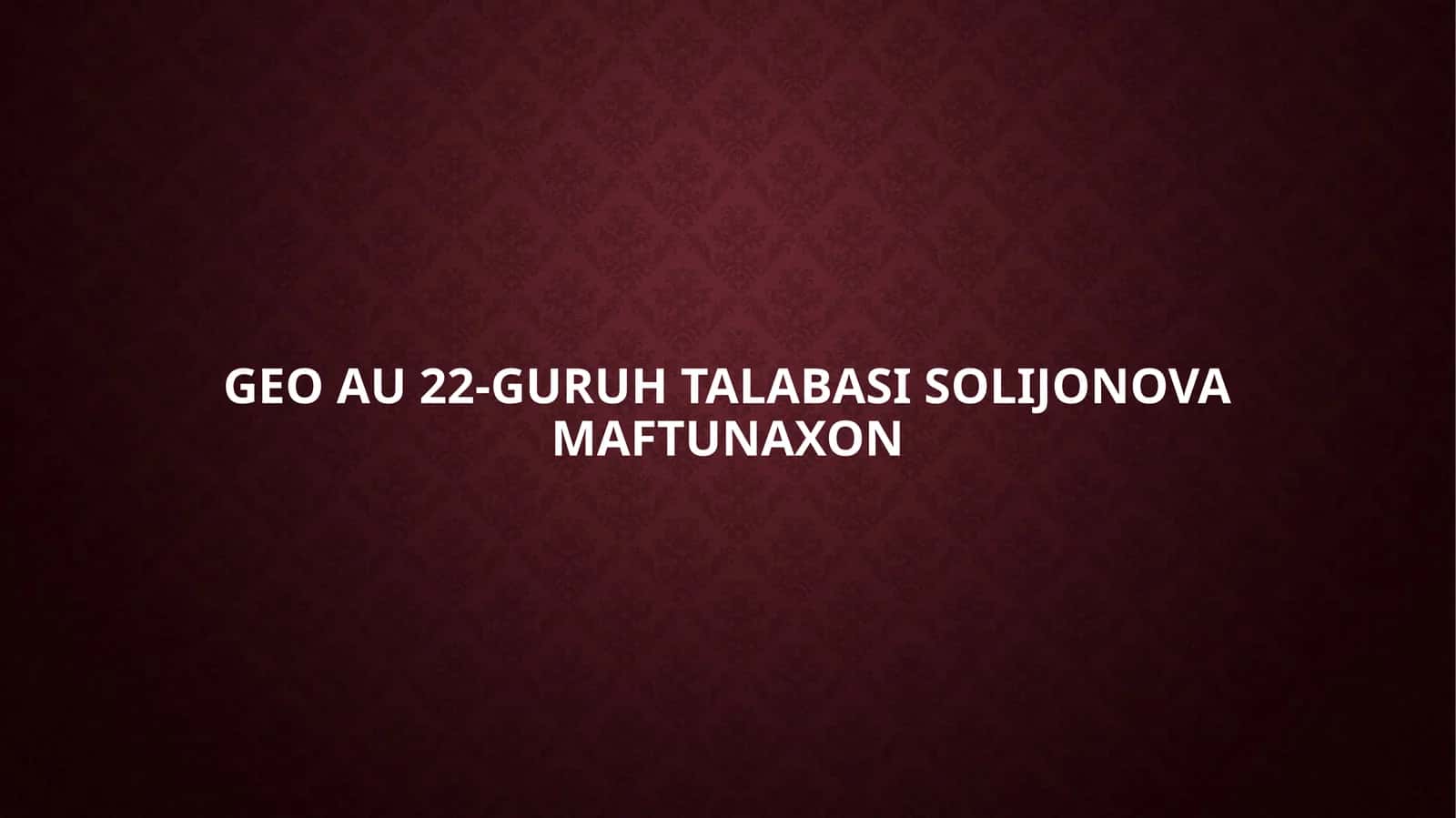MAKTAB GEOGRAFIYA KURSIDA “AHOLI” MAVZUSINING ILMIY-NAZARIY ASOSLARI 1
