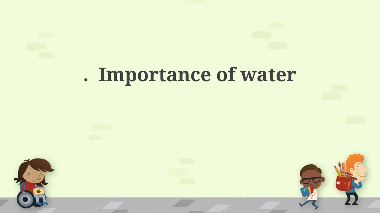 Water Security and Conservation 1