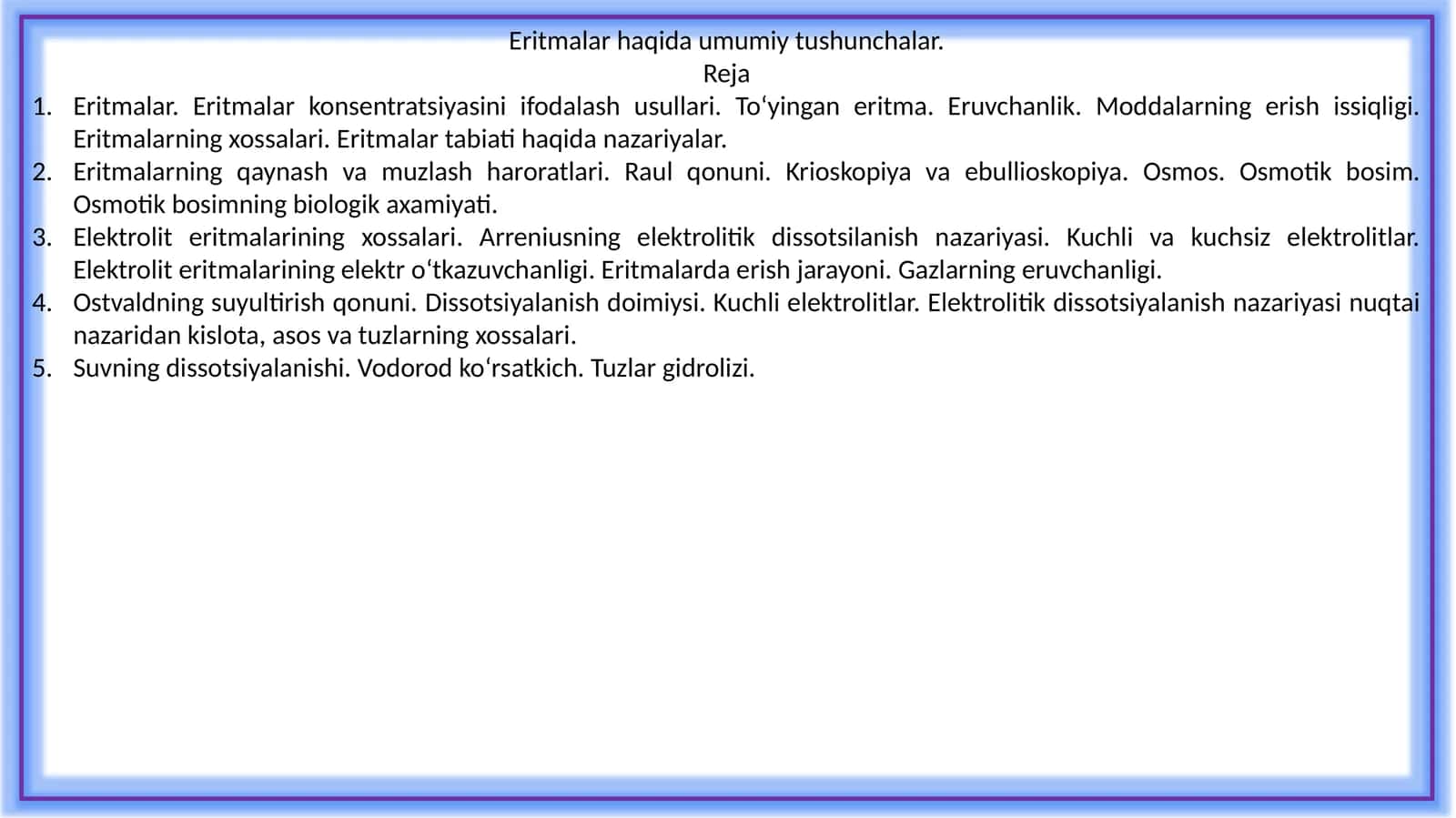 Eritmalar haqida umumiy tushunchalar 1