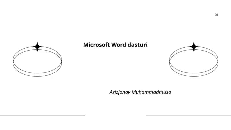 Microsoft Word dasturi 1