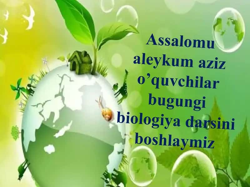 Biologiya darsi 1