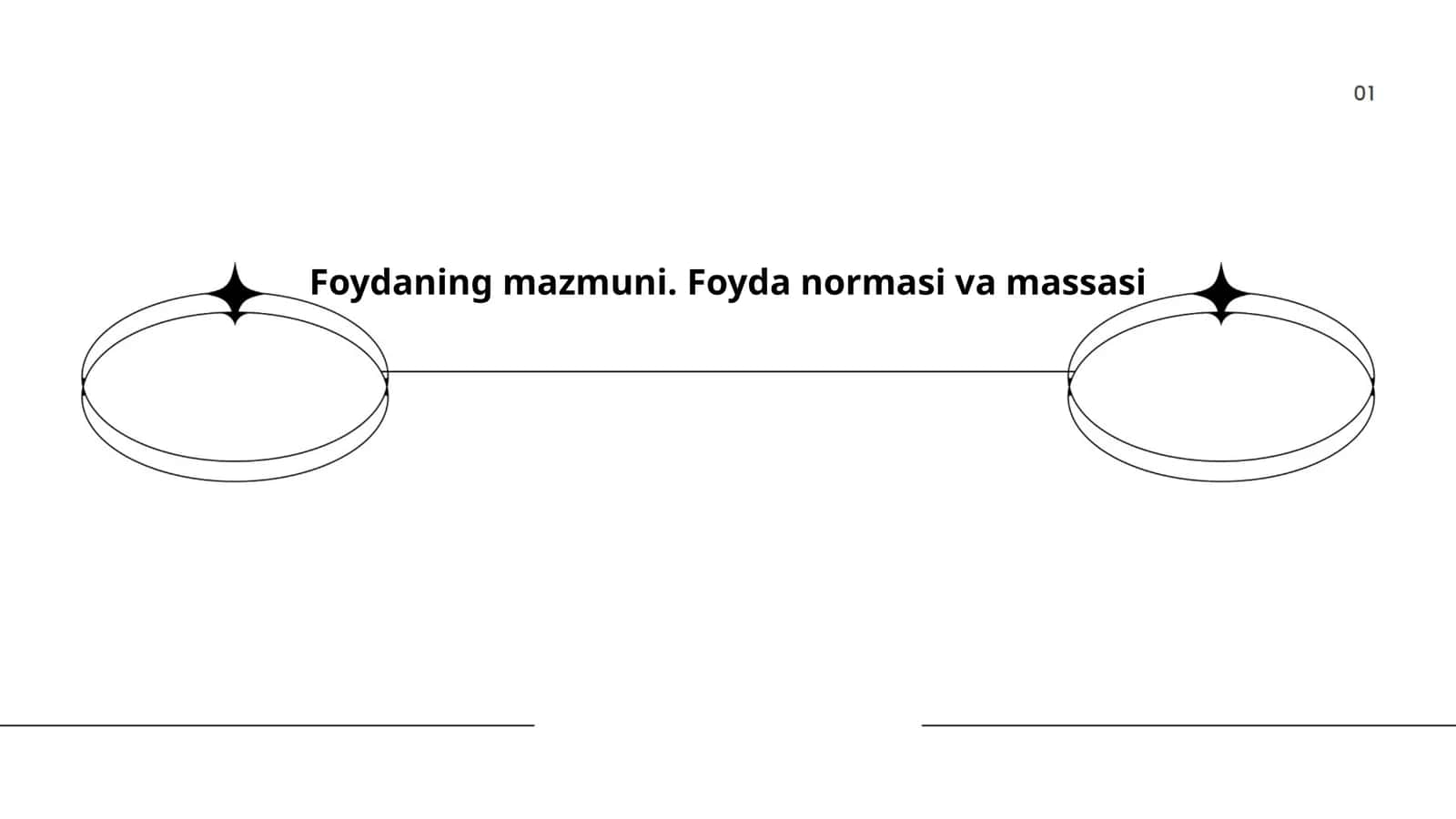 Foydaning mazmuni. Foyda normasi va massasi 1