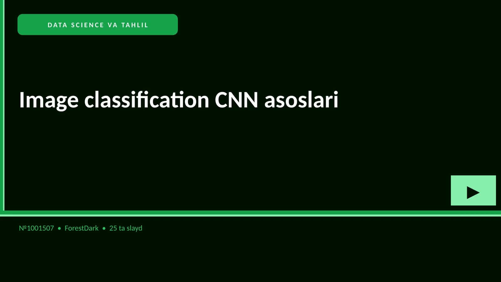 Image classification CNN asoslari 1