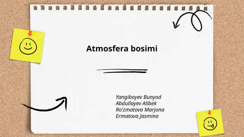 Atmosfera bosimi 1
