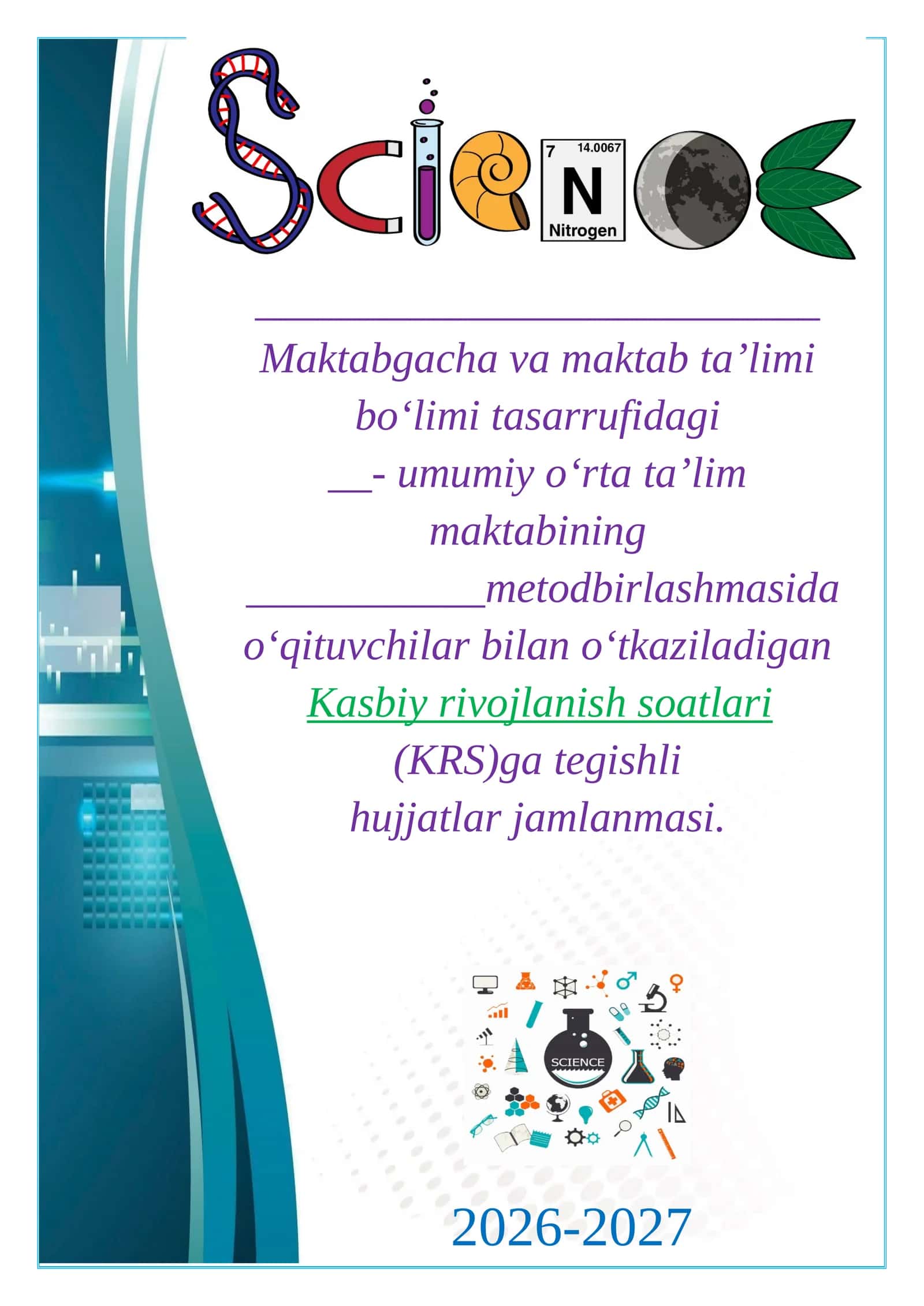 Kasbiy rivojlanish soati hujjatlari uchun yuz 1