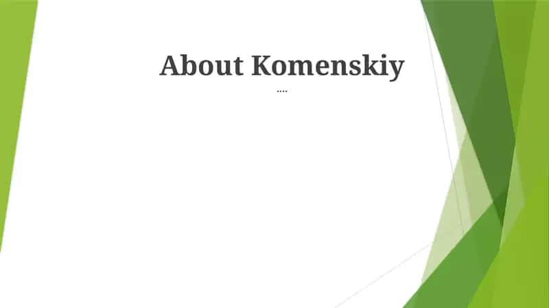 Komenskiy 1