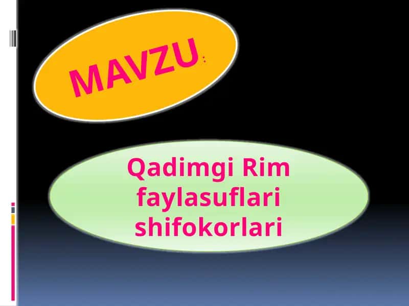Qadimgi Rim faylasuflari shifokorlari 1