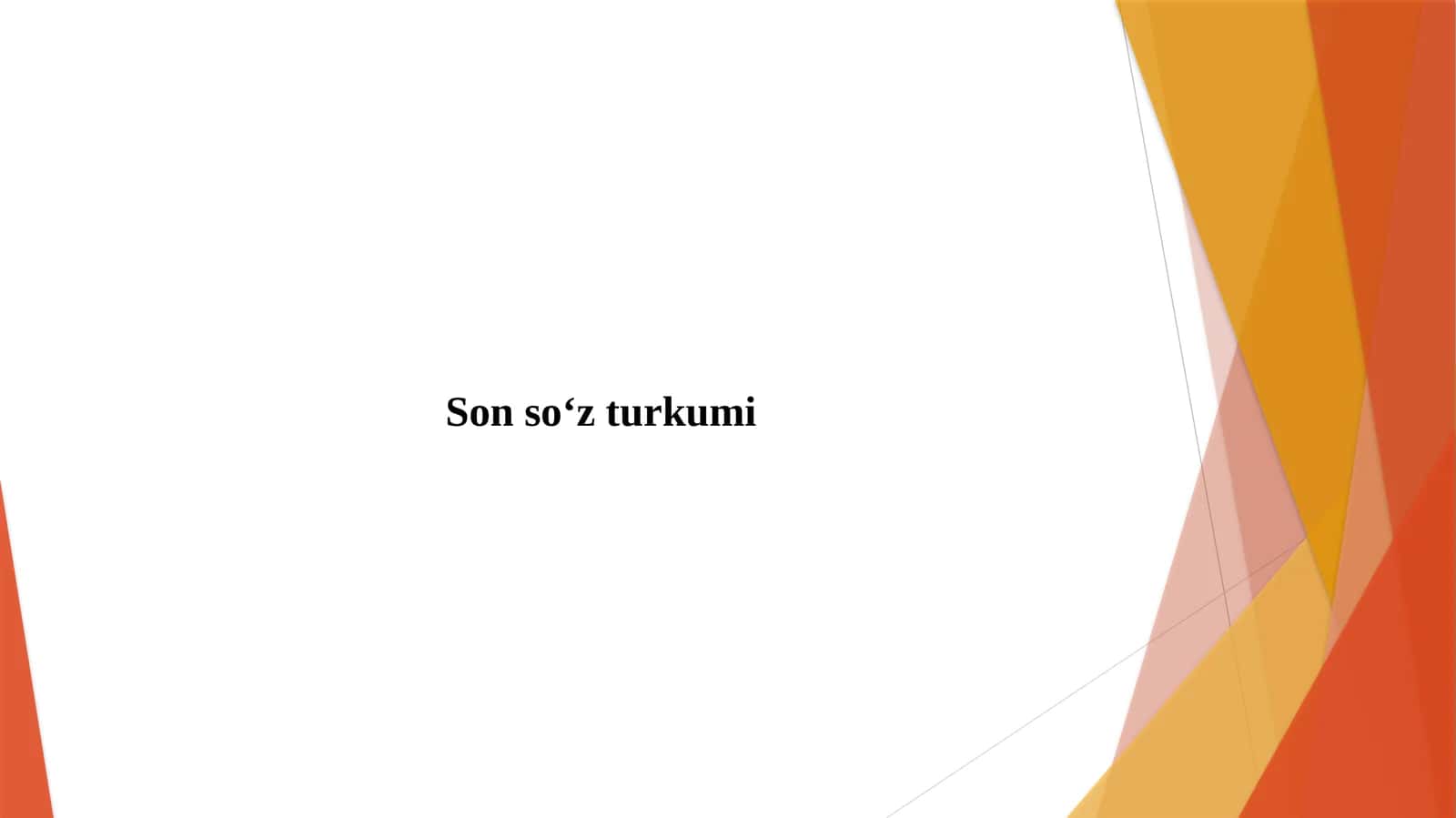 Son so‘z turkumi 1