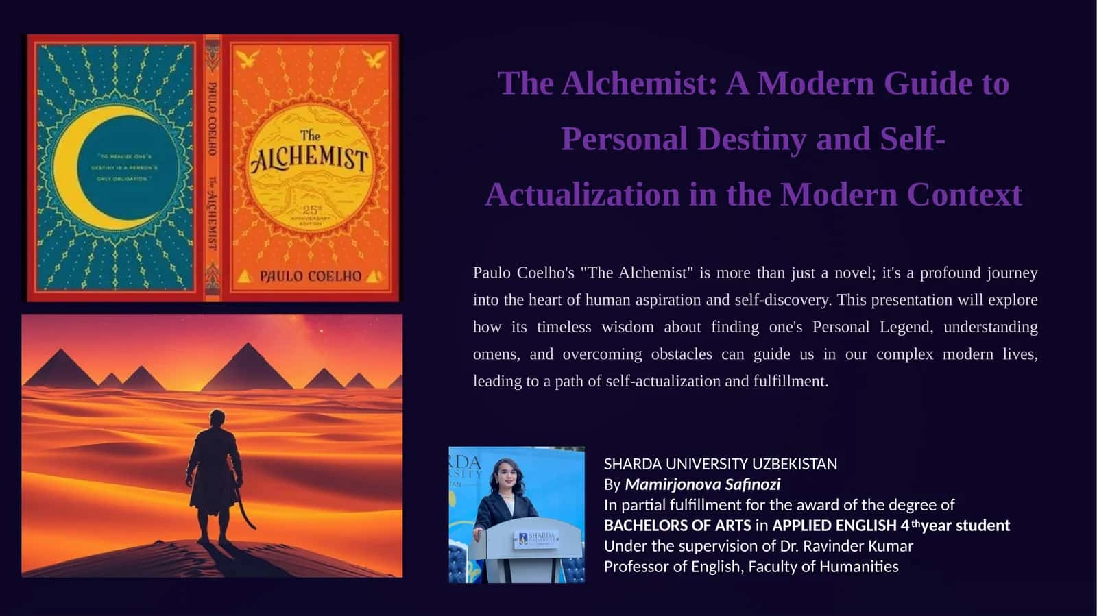 The Alchemist: A Modern Guide to Personal Destiny and Self-Actualization in the Modern Context 1