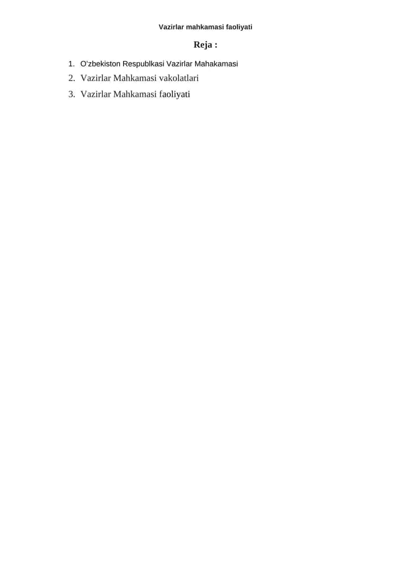 Oʻzbekiston Respublikasi Vazirlar Mahkamasi 1