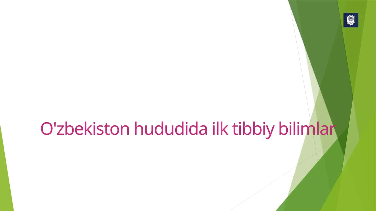 o'zbeksiton hududida ilk tibbiy bilimlar 1