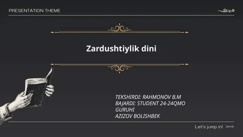 Zardushtiylik dini 1