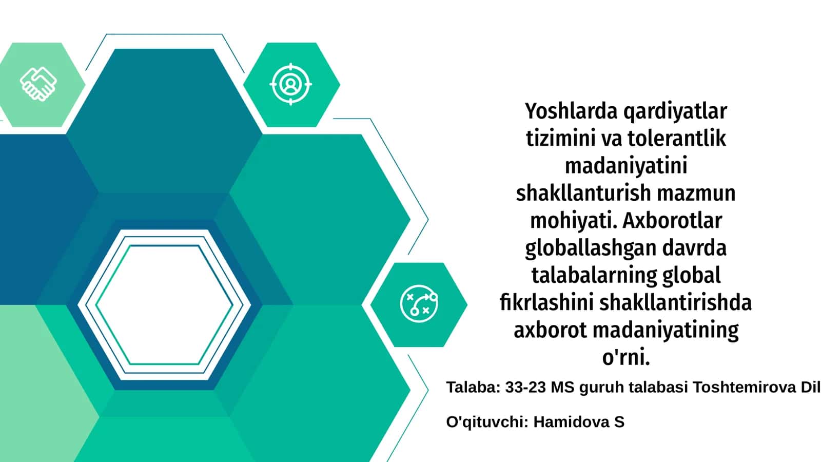 Yoshlarda qardiyatlar tizimini va tolerantlik madaniyatini shakllanturish 1