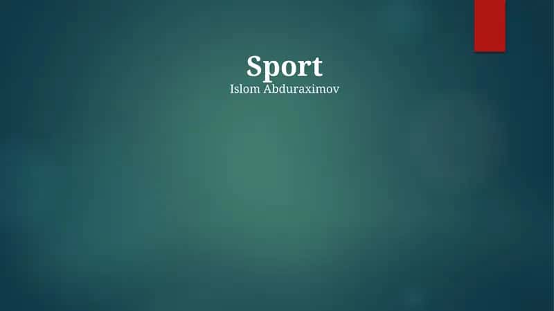 Sport 1