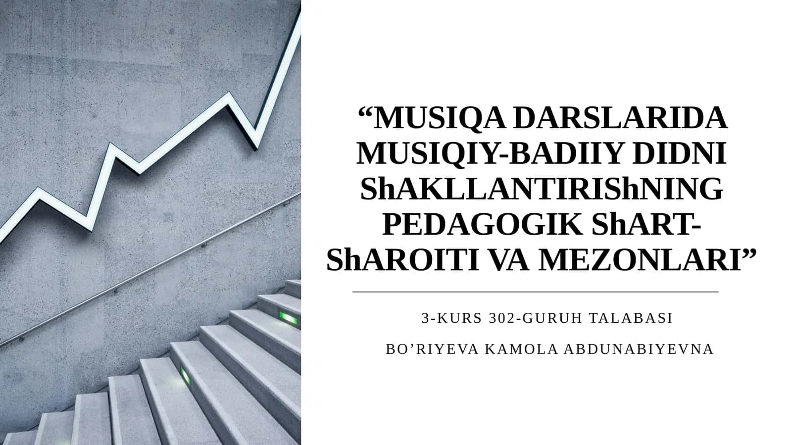 MUSIQA DARSLARIDA MUSIQIY-BADIIY DIDNI ShAKLLANTIRIShNING PEDAGOGIK ShART-ShAROITI VAMEZONLARI 1