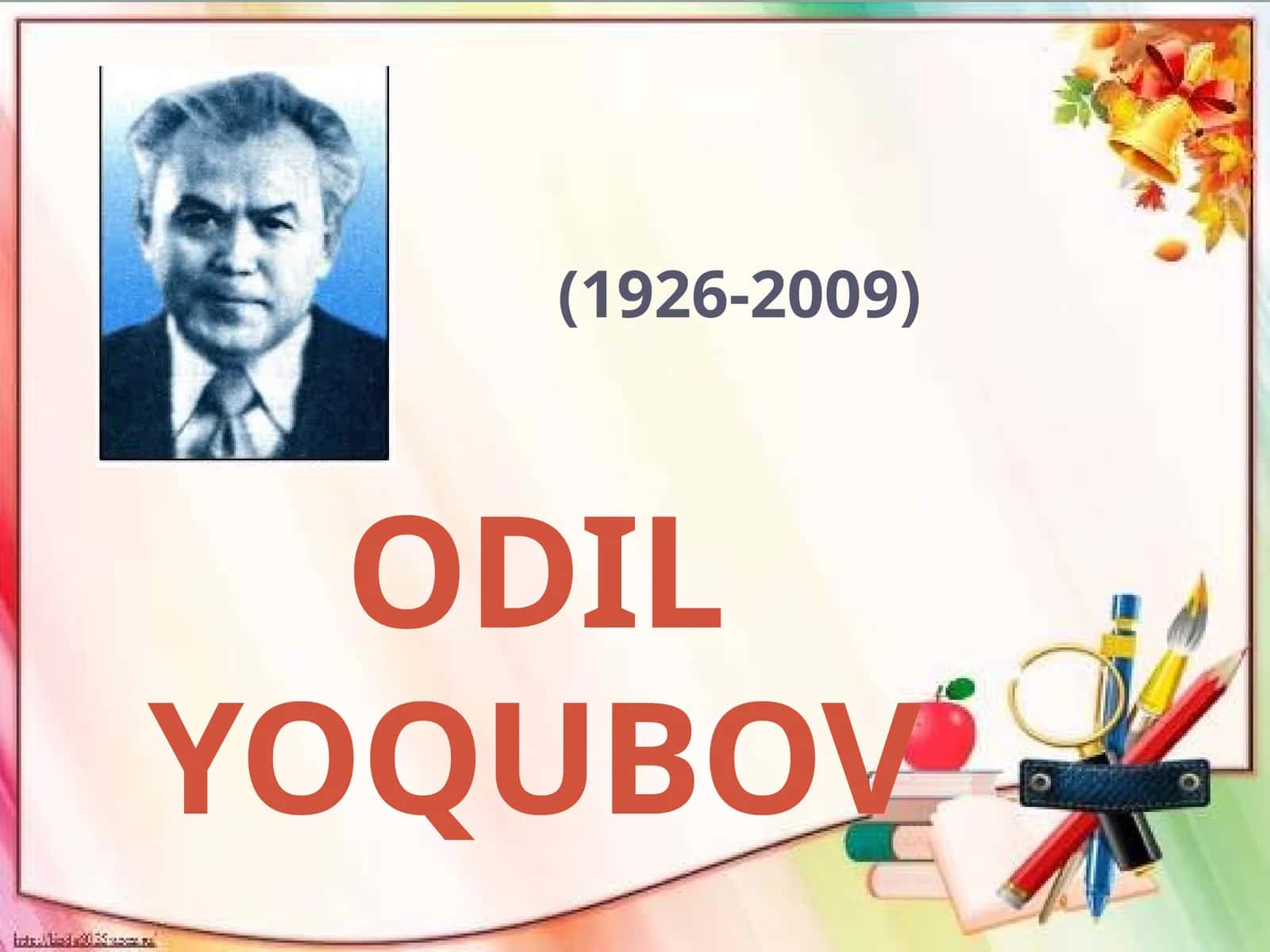 Odil Yoqubov 1