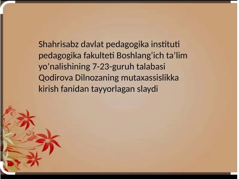 Zamonaviy Ta'lim 1