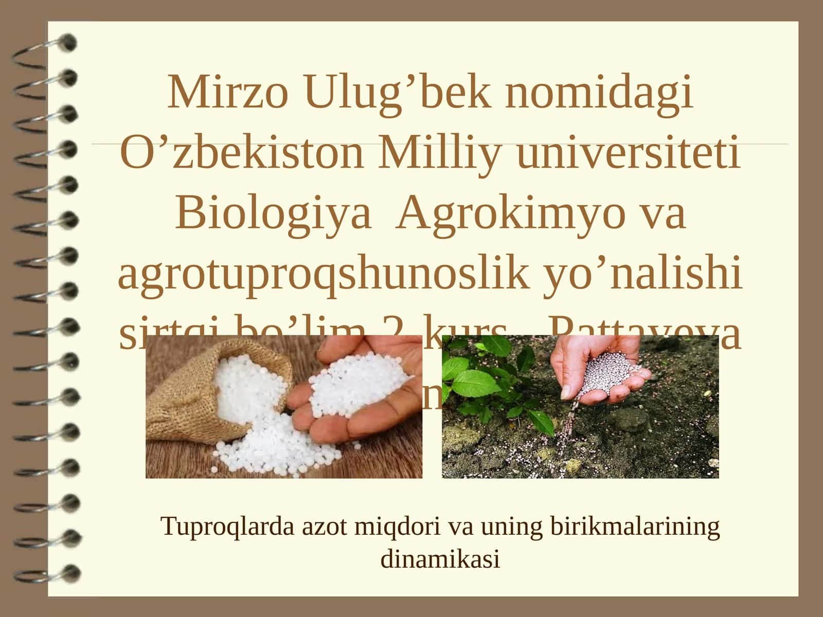 Azotning yerqobig'i massasi va uning yuqori qiymati 1