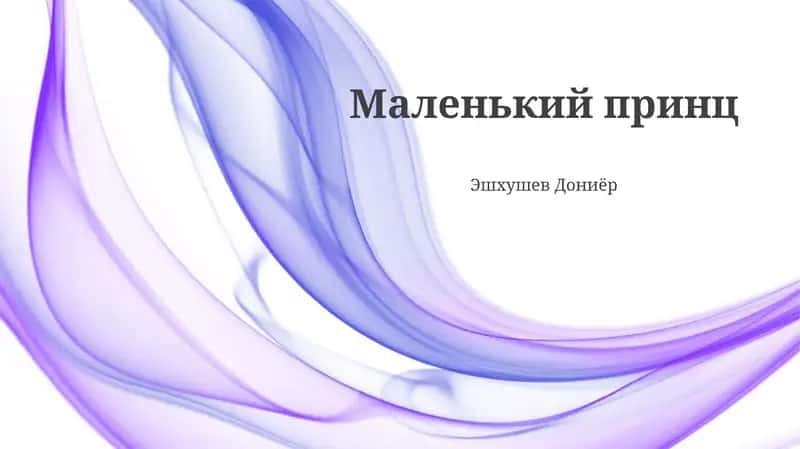 Маленький принц 1